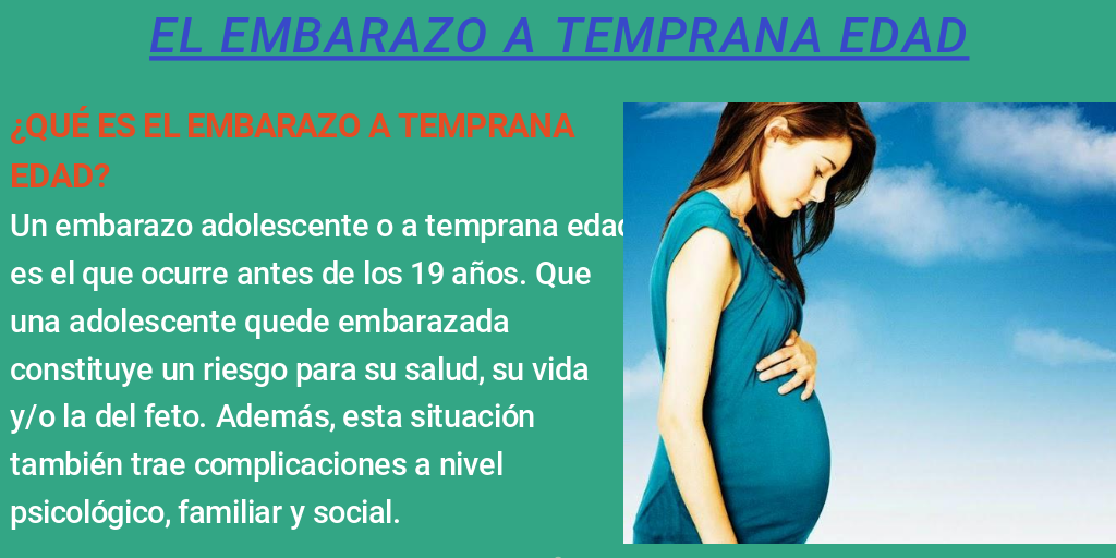 El Embarazo A Temprana Edad By Krisia Cortez Infogram